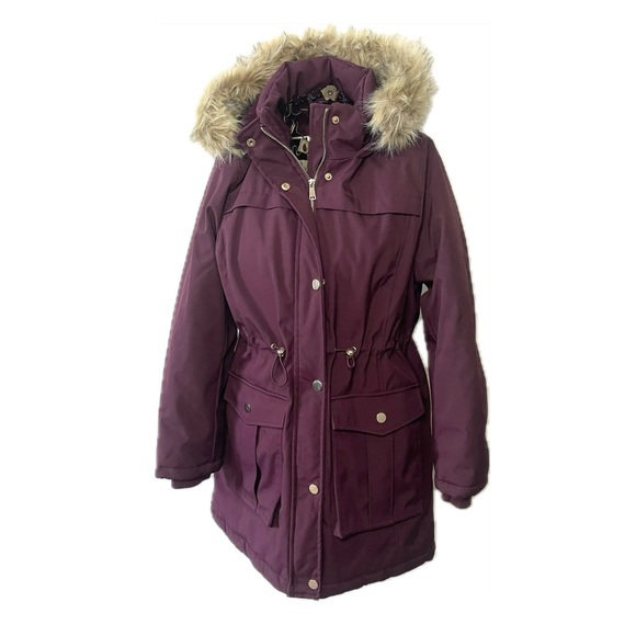 Time and Tru Jackets & Blazers - ⭐️HP⭐️ Time and Tru winter coat women’s size medium plum